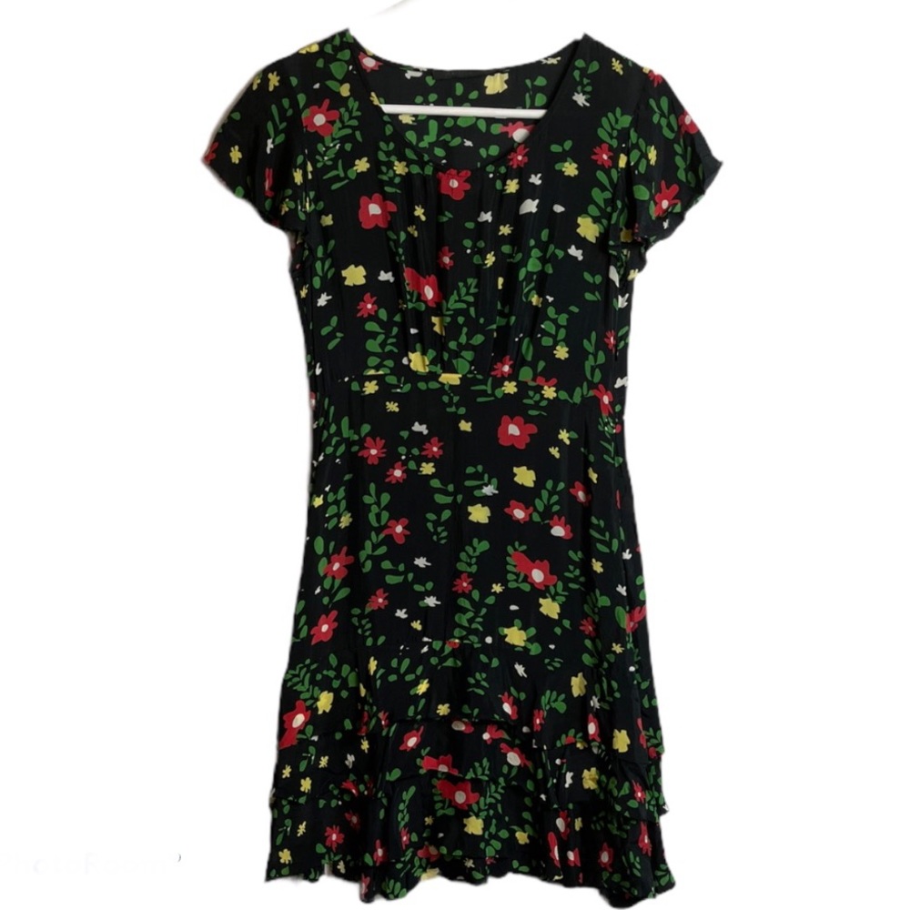 Creatures Of Comfort Mini Floral Tiered Dress